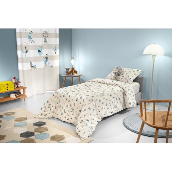 Σετ Παιδικά Σεντόνια Μονά με Λάστιχο 3 Τεμαχίων Saint...