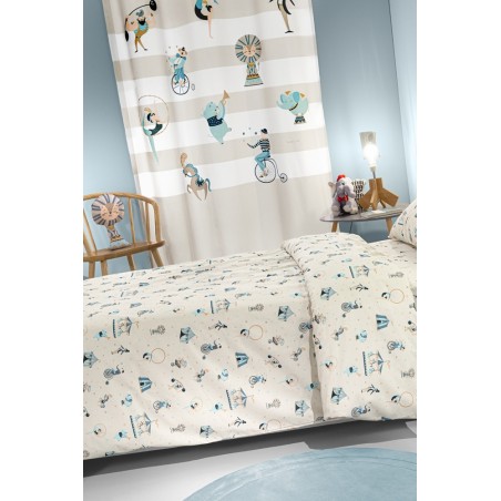 Σετ Παιδικά Σεντόνια Μονά 3 Τεμαχίων Saint Clair Enjoy Sky 165x250