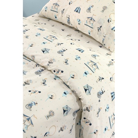 Σετ Παιδικά Σεντόνια Μονά 3 Τεμαχίων Saint Clair Enjoy Sky 165x250