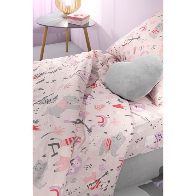 Σετ Παιδικά Σεντόνια Μονά με Λάστιχο 3 Τεμαχίων...