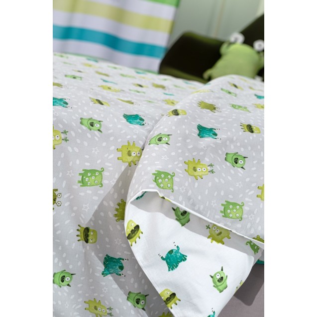 Σετ Παιδικά Σεντόνια Μονά με Λάστιχο 3 Τεμαχίων...