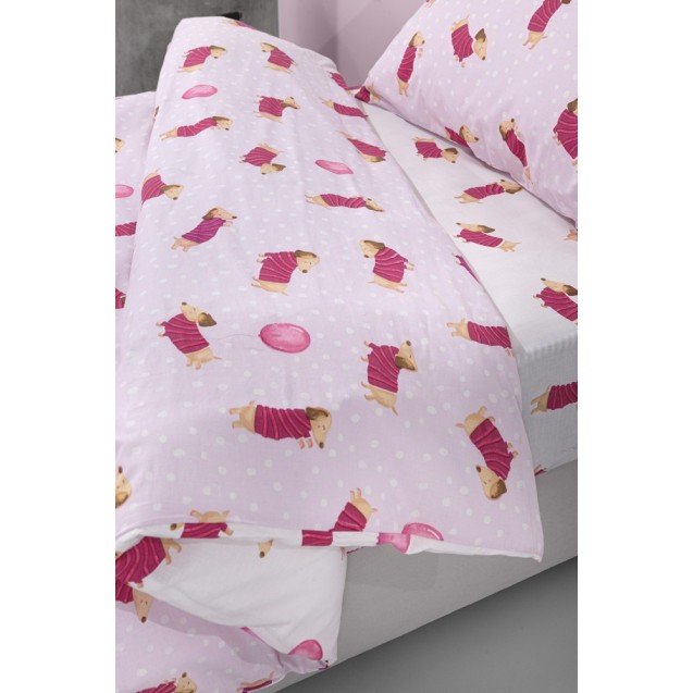 Σετ Παιδικά Σεντόνια Μονά με Λάστιχο 3 Τεμαχίων...