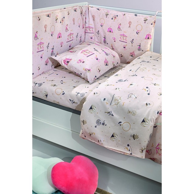 Σετ Κούνιας 3 Τεμαχίων Saint Clair Enjoy Pinky