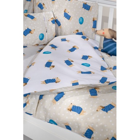 Σετ Κούνιας 3 Τεμαχίων Saint Clair Pet Blue