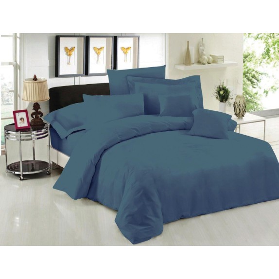 Σεντόνι Μονό Le Blanc Polycotton Dusty Blue 170x270