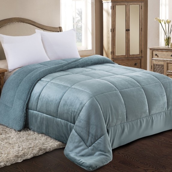 Κουβερτοπάπλωμα King Size με Sherpa Adam Home 805 Laguna...