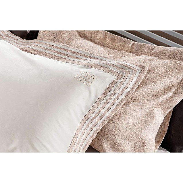 Μαξιλαροθήκες Oxford Linen Old Pink 50x70