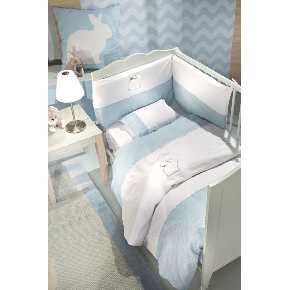 Σετ Βρεφική Προίκα Lapin Blue 6τμχ -