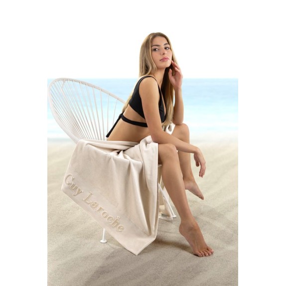 Πετσέτα Θαλάσσης Guy Laroche Varadero Sand 80x170
