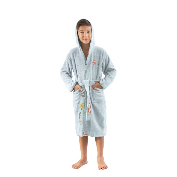 Παιδικό Μπουρνούζι Timber Mint 4-6 ετών