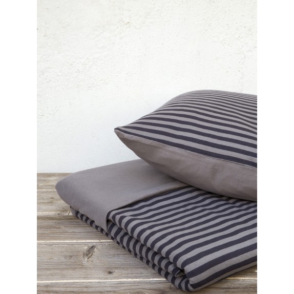 Σετ Παπλωματοθήκη Μονή Nima - Suave Dark Gray 160x240