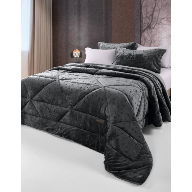 Πάπλωμα Υπέρδιπλο Saint Clair Kyoto Anthracite...