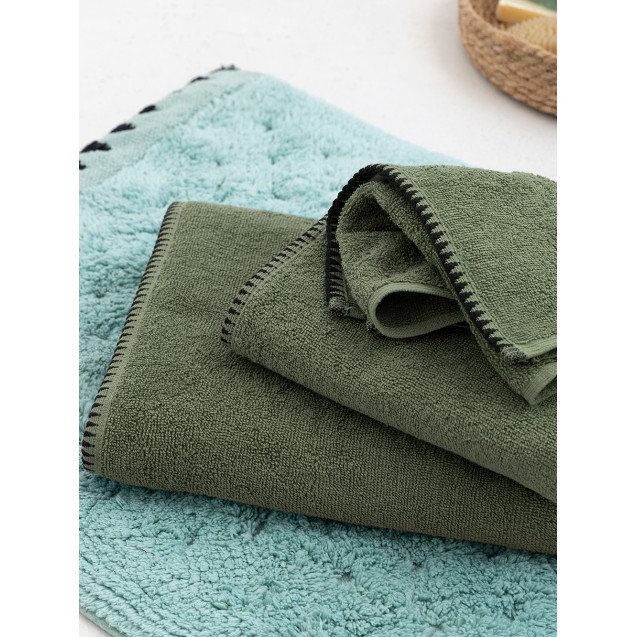 Σετ Πετσετες Towels Collection Brooklyn Olive