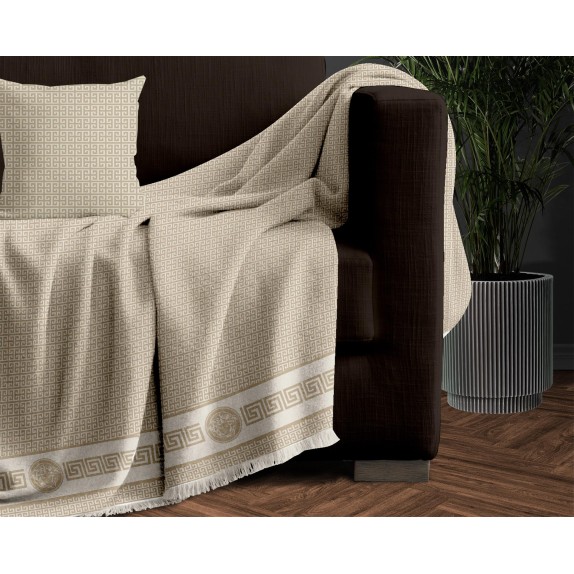 Ριχτάρι Πολυθρόνας Makis Tselios Meandros Beige1 180Χ180