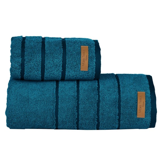 Πετσέτα Μπάνιου Makis TseliosPrive Petrol 90X150 100% Cotton