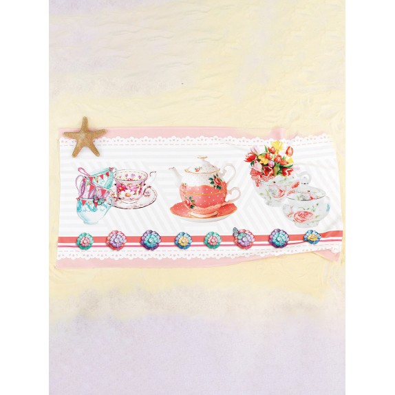 Πετσέτα Θαλάσσης Palamaiki Digital Print 75X150 Yh059