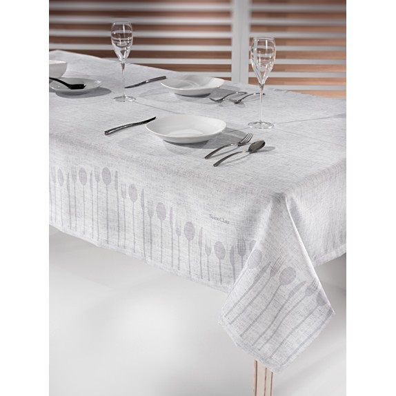 Τραπεζομάντηλο 1007 Silver 145x145