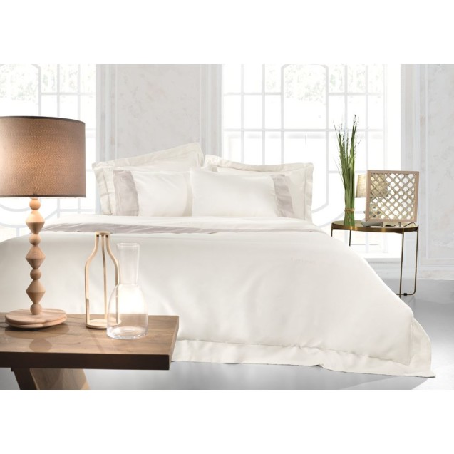 Σετ 3τμx - Παπλωματοθήκη Silky Ivory 220x240