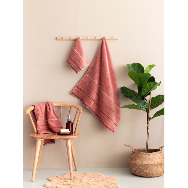 Σετ Πετσέτες 3 Τεμαχίων Palamaiki Dezi Rose