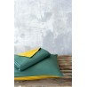 Σετ Παπλωματοθήκη Υπέρδιπλη Nima Abalone - Green / Mustard Beige 220x240