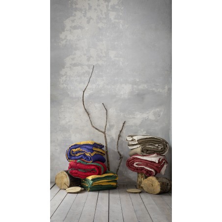 Σετ Παπλωματοθήκη Υπέρδιπλη Nima Abalone - Green / Mustard Beige 220x240