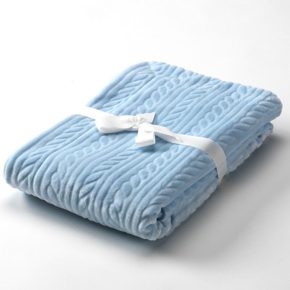 Κουβέρτα Fleece Αγκαλιάς Morven Mimos G84 (Γαλαζιο)