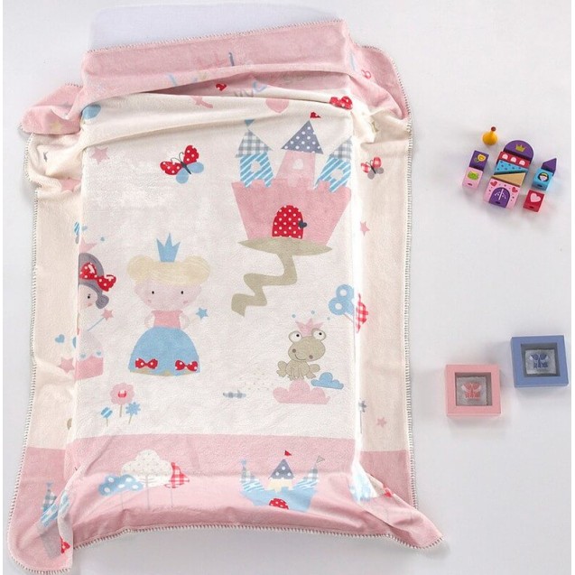 Κουβέρτα Βελουτέ Ημιδιπλη Morven Game J68 (Ροζ)