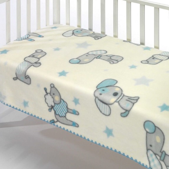 Κουβέρτα Βελουτέ Αγκαλιάς Morven Kidz C31 (Γαλαζιο)