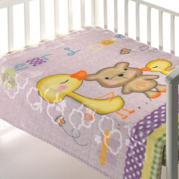 Κουβέρτα Βελουτέ Αγκαλιάς Morven Luxuryplus 276 (Λιλα)