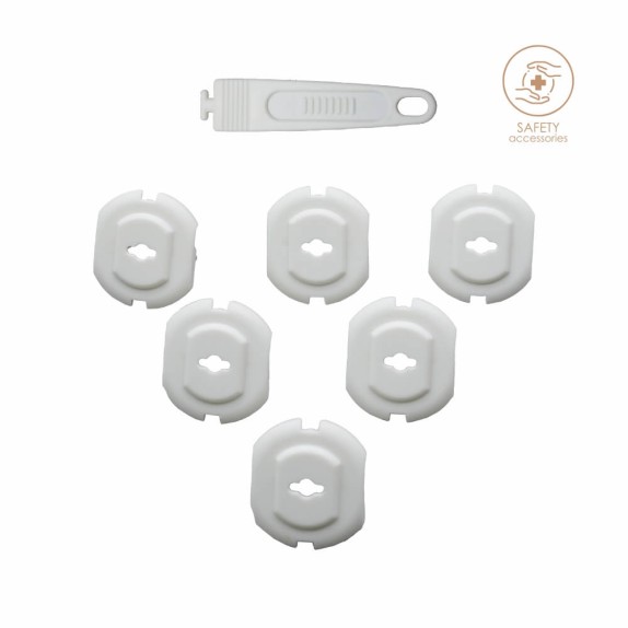 Προστατευτικά Καλύμματα Για Μπρίζες 6Τμχ & Κλειδι Bebe Stars 1Τμχ