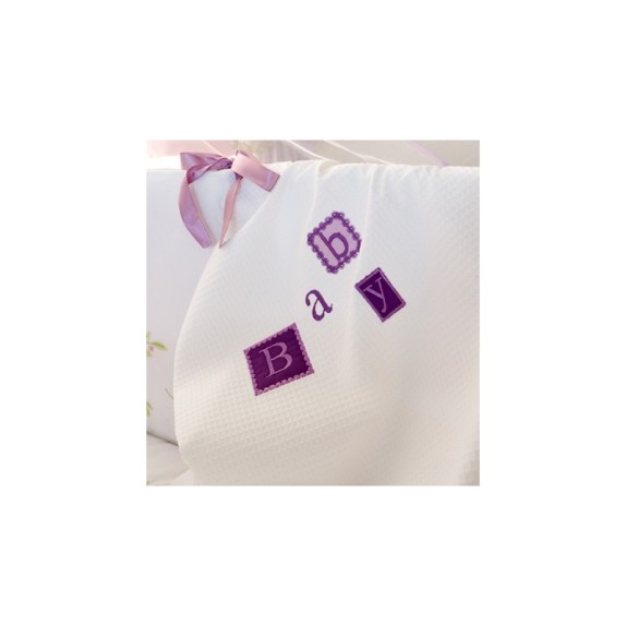 Baby Oliver Des -602 Κουβέρτα Πικέ Κούνιας 100X140