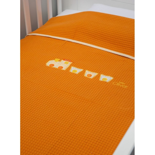 Baby Oliver Des -473 Κουβέρτα Πικέ Κούνιας 100X140