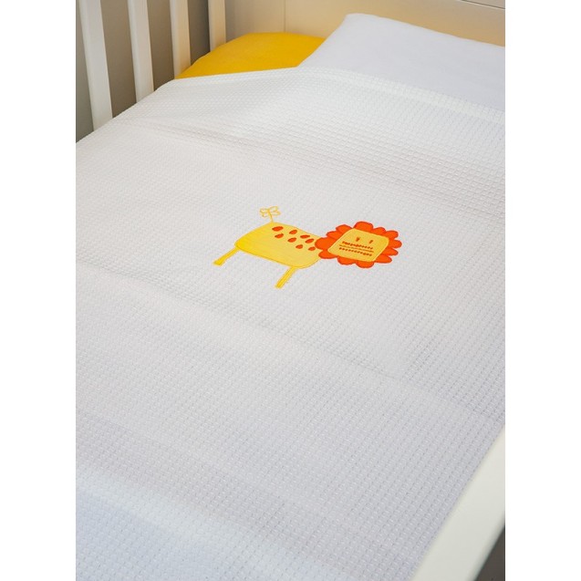 Baby Oliver Des -470 Κουβέρτα Πικέ Αγκαλιάς 80X100