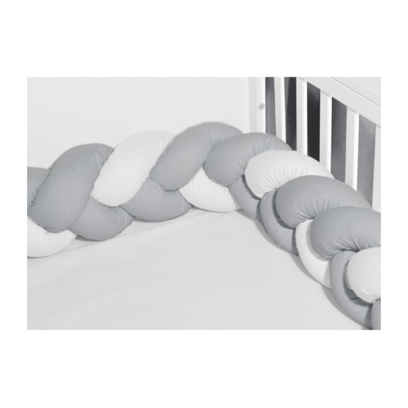 Baby Oliver Des -3150 Πλεξούδα Λευκή-Γκρι Τριπλή...