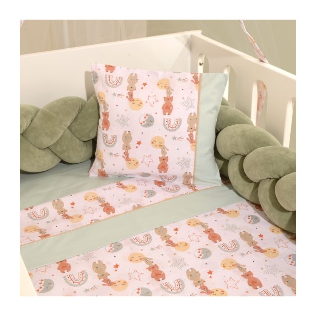 Baby Oliver Σεντονια Κουνιας 3Τ Σχ 413 Μεντα 