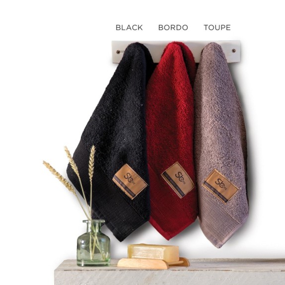 Πετσέτα Χεριών Sb Home Elegante Taupe 40X60