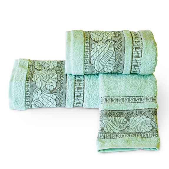 Σετ Πετσέτες 3 Τεμαχίων Sb Home Matteo Mint