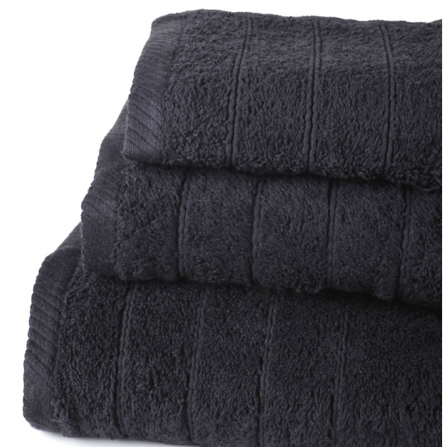 Πετσέτα Μπάνιου Sb Home Bonzai Black 80x150