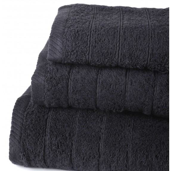 Πετσέτα Προσώπου Sb Home Bonzai Black 50x90