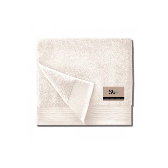 Πετσέτα Προσώπου Sb Home Elegante Cream 50x100