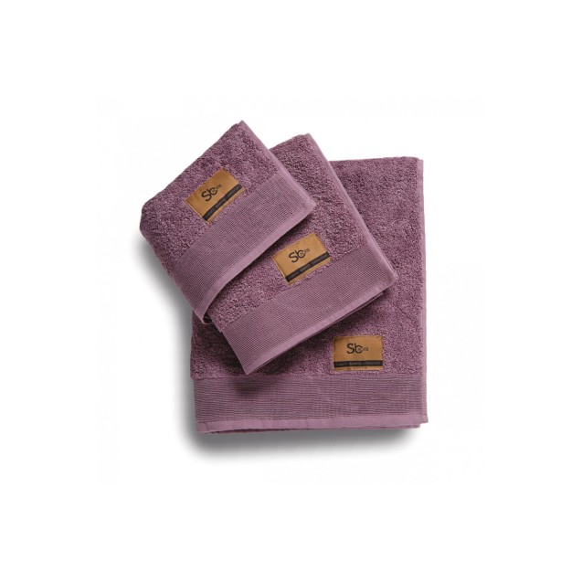 Πετσέτα Προσώπου Sb Home Elegante Lilac 50x100