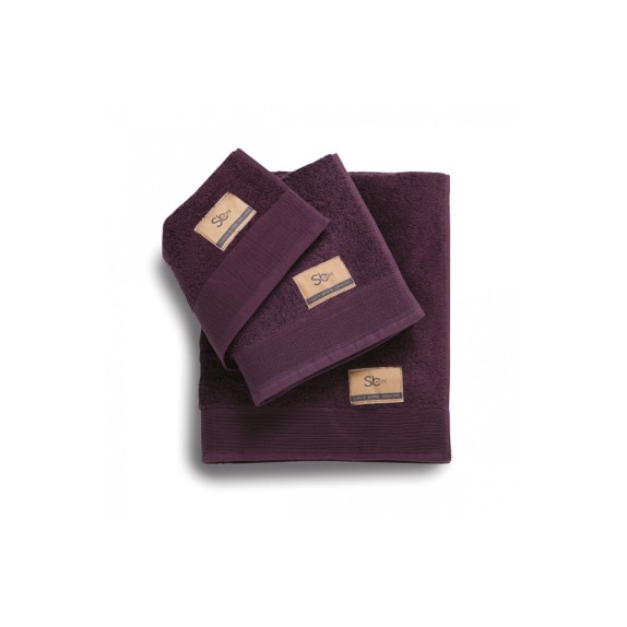 Πετσέτα Προσώπου Sb Home Elegante Purple 50x100