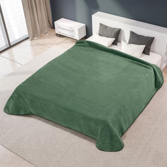Κουβέρτα Ισπανίας Μονη 160X220 Belpla Ster Plain Verde(20)