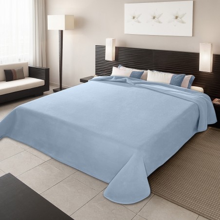 Κουβέρτα Ισπανίας Μονη 160X220 Belpla Ster Plain Light Blue(3)