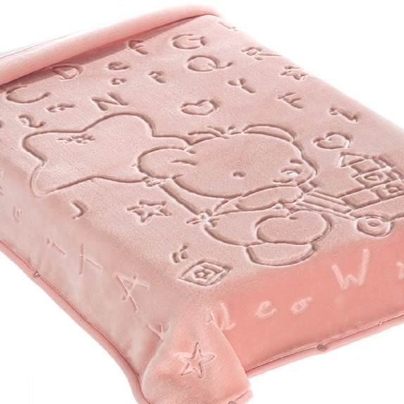 Κουβερτουλα Ισπανίας Λικνου 80Χ90 Belpla Ster 521 Pink