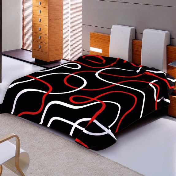 Κουβέρτα Ισπανίας Υπερδιπλη 220Χ240 Belpla Ster 241 Black