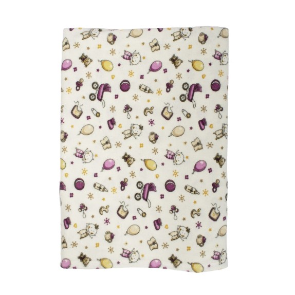  Πάνα Φανελένια Dimcol Baby 01 80Χ80