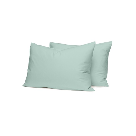 Μαξιλαροθήκες Sunshine Home Cotton Feelings 105 Aqua 50x70