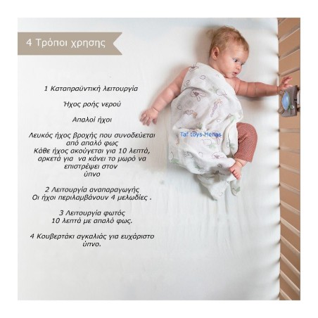 Μουσικό Παιχνίδι & Κουβερτάκι Taf Toys Bunny T-13305