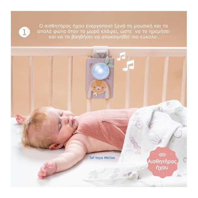 Μουσικό Παιχνίδι & Κουβερτάκι Taf Toys Bunny...